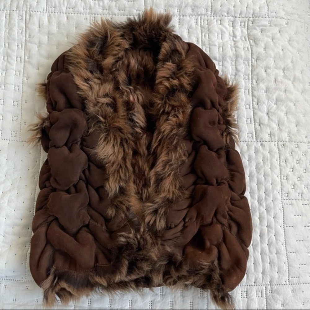 JOSEPH Womens Lambskin Vest Size 38 Eur